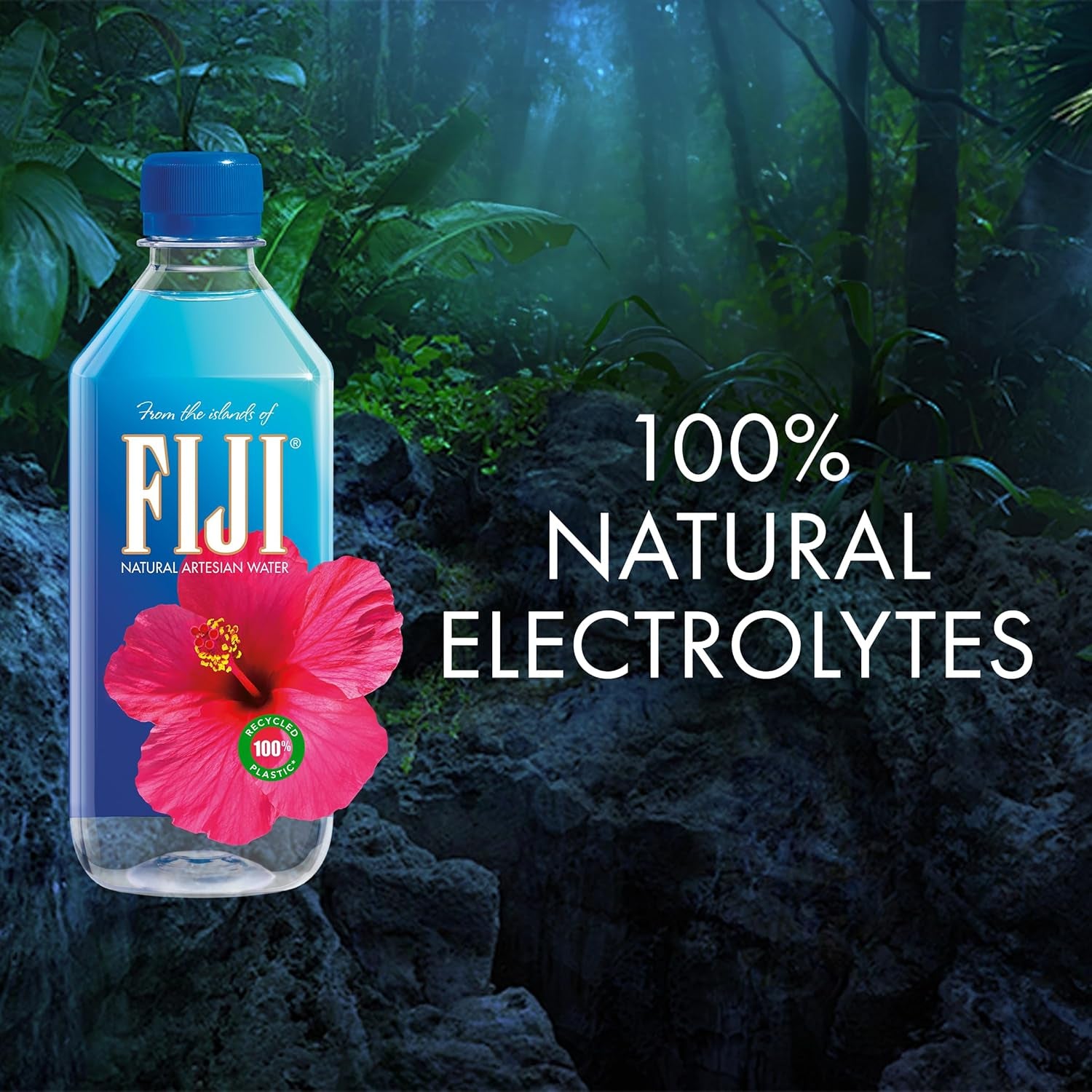 Natural Artesian Bottled Water 500Ml / 16.9 Fl Ounce (Pack of 24) - 100% Natural Electrolytes