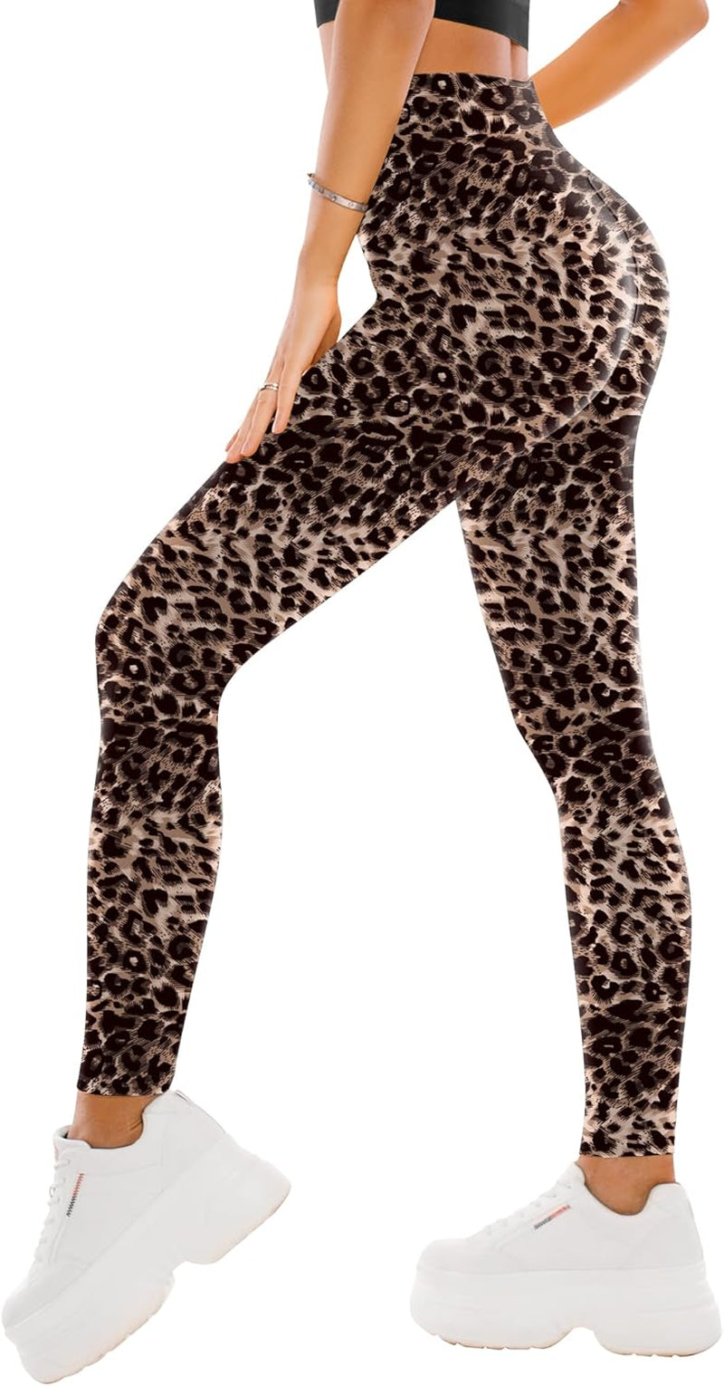 High Waisted Leggings for Women - Full Length Capri Buttery Soft Yoga Pants for Workout Athletic