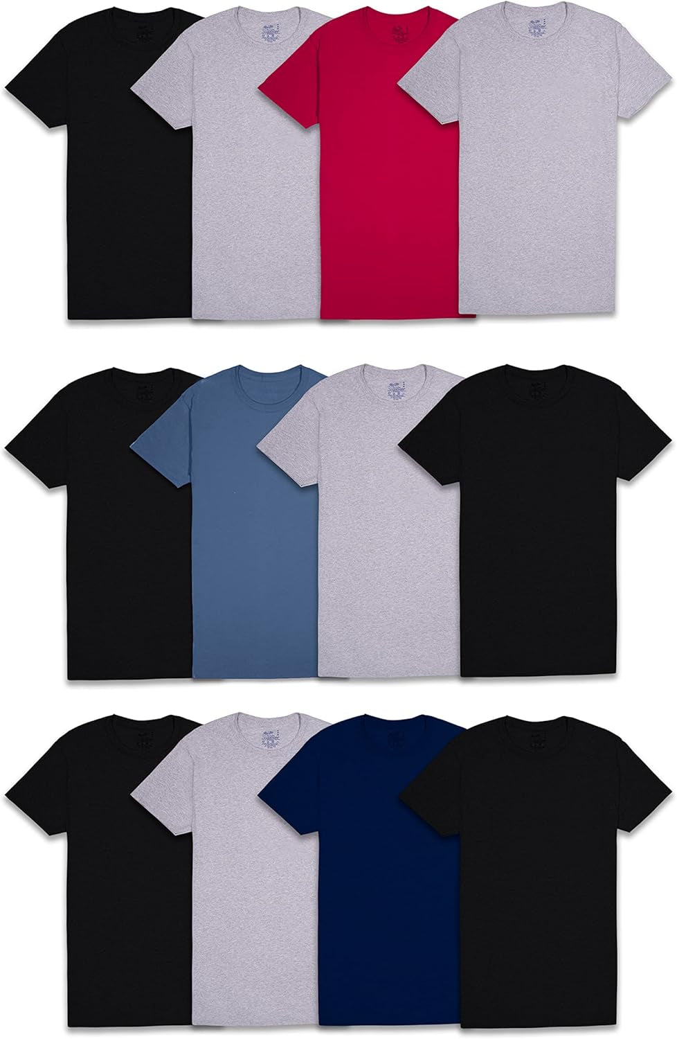 Men'S Undershirts, Moisture Wicking & Tag Free, Short Sleeve Crew T-Shirts