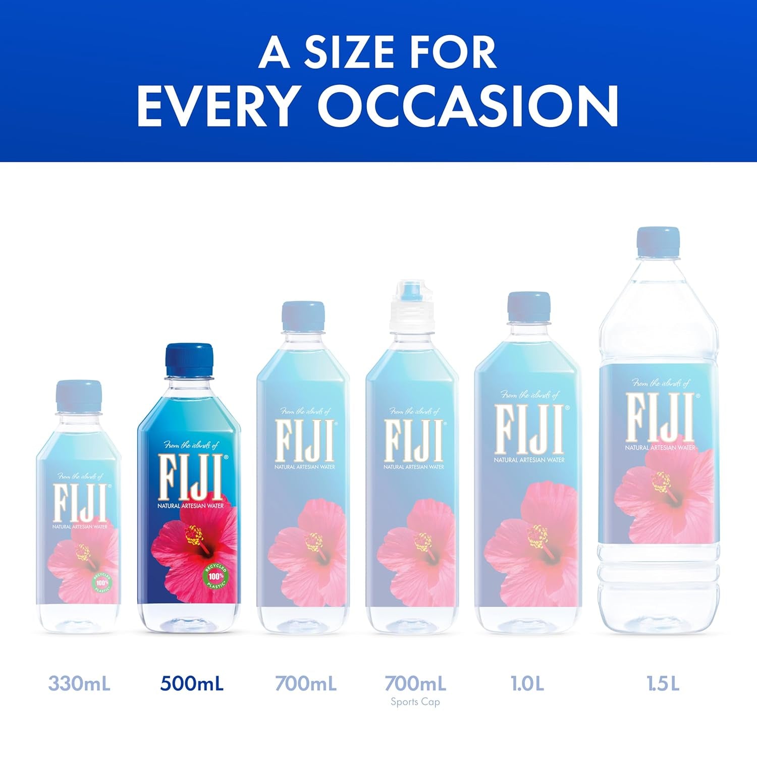 Natural Artesian Bottled Water 500Ml / 16.9 Fl Ounce (Pack of 24) - 100% Natural Electrolytes