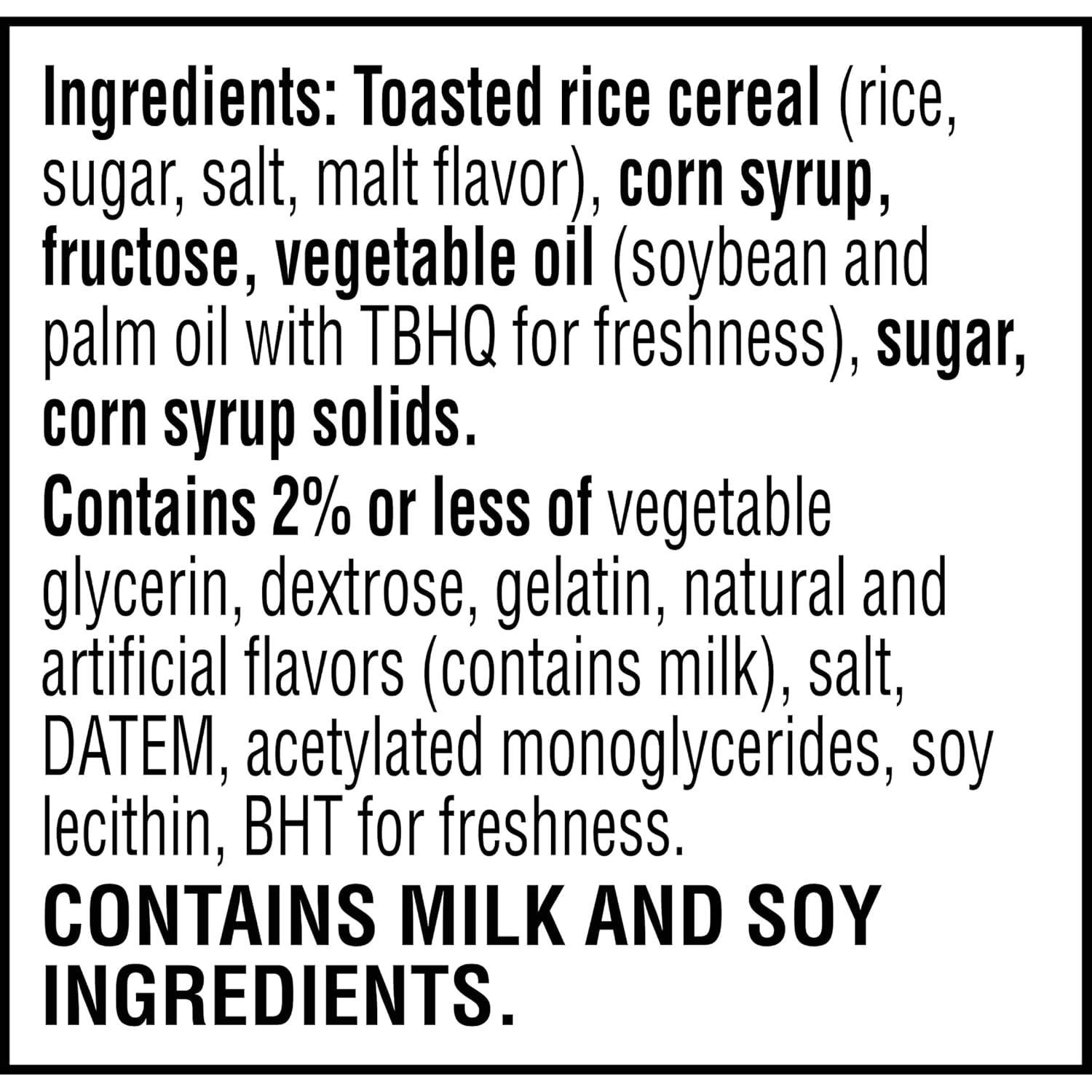 Marshmallow Snack Bars, Kids Snacks, Lunch Snacks, Original, 12.4Oz Box (16 Bars)