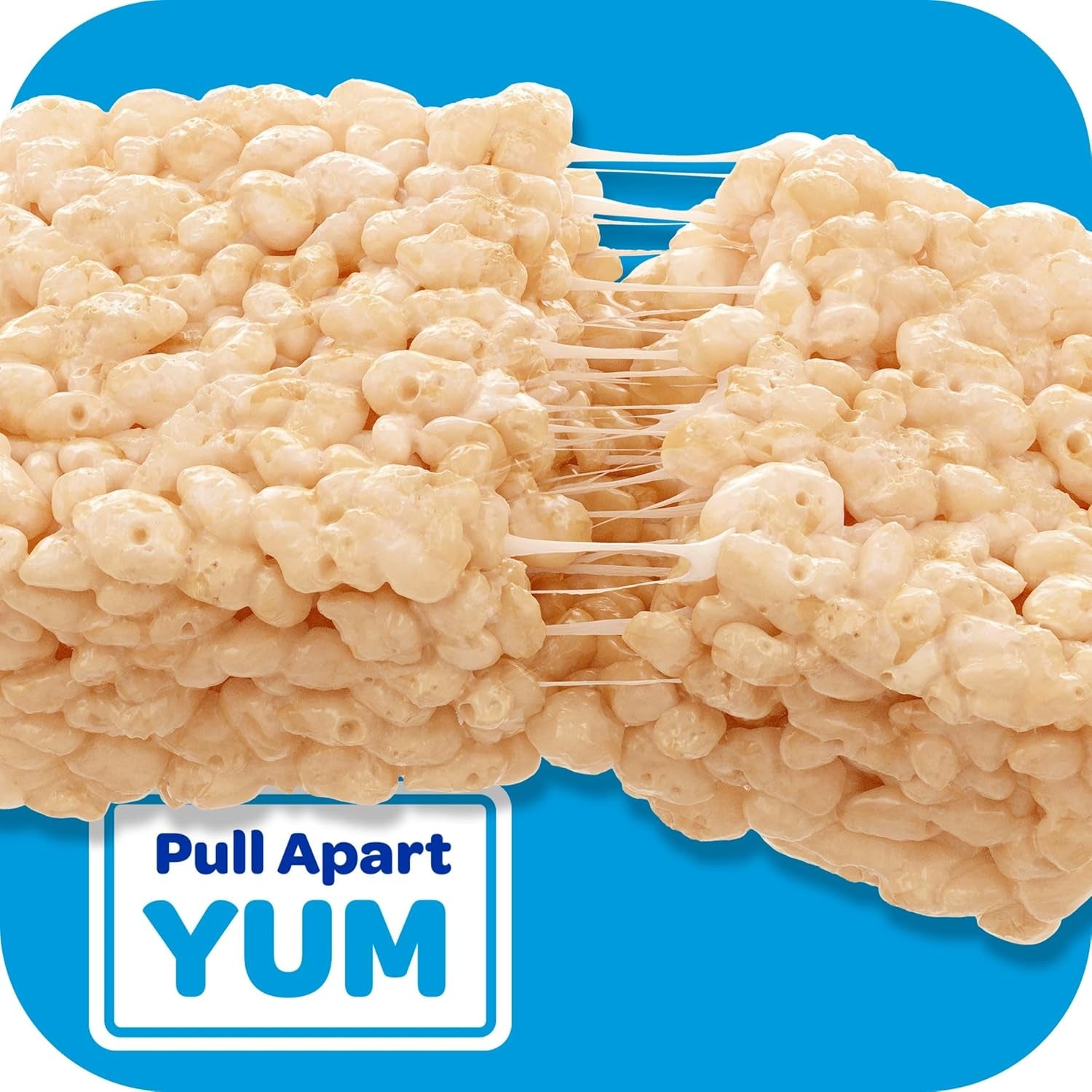 Marshmallow Snack Bars, Kids Snacks, Lunch Snacks, Original, 12.4Oz Box (16 Bars)
