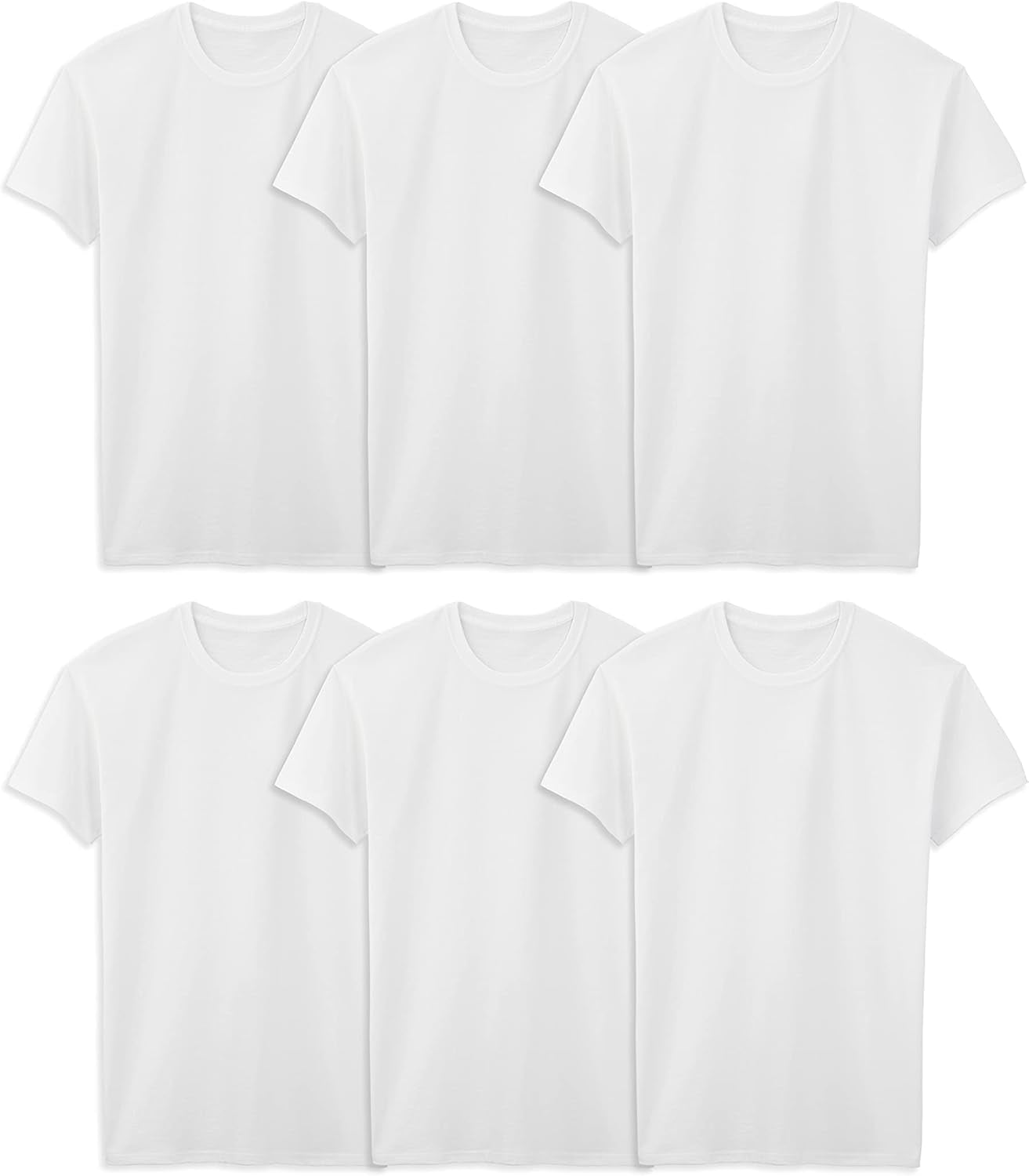 Men'S Undershirts, Moisture Wicking & Tag Free, Short Sleeve Crew T-Shirts