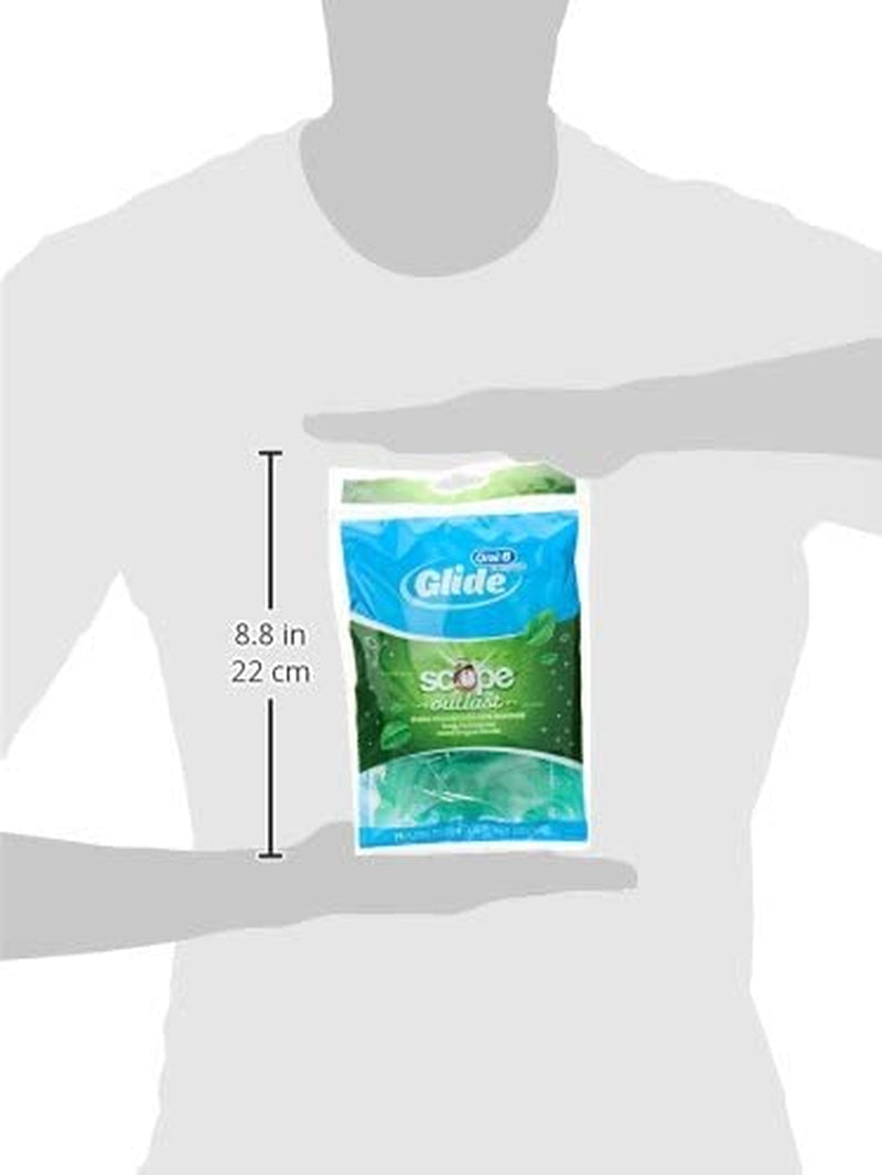 Glide Complete Floss Picks, Dental Floss Picks, Scope Outlast, 75-Ct, Toothpicks Floss Picks