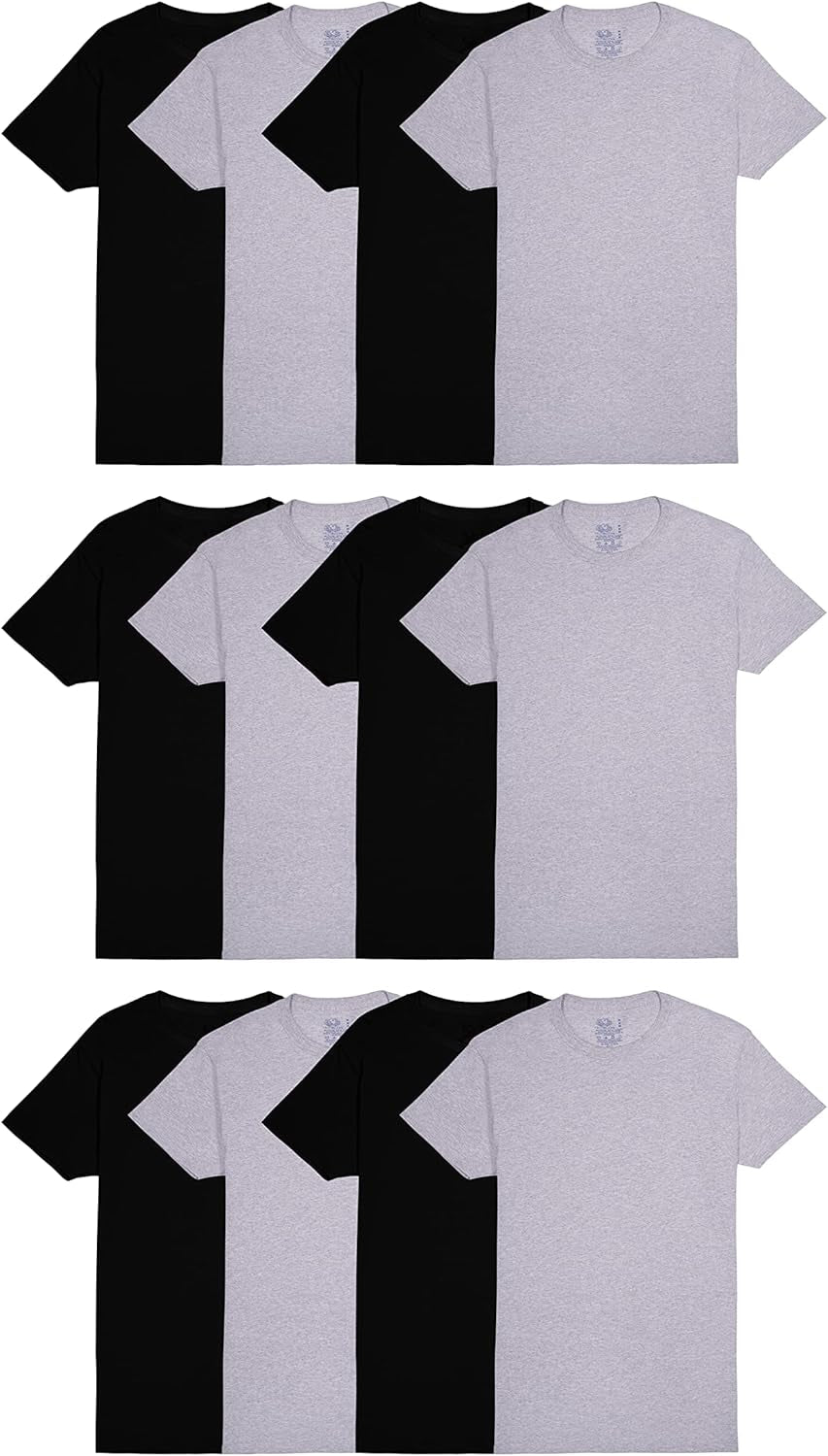 Men'S Undershirts, Moisture Wicking & Tag Free, Short Sleeve Crew T-Shirts
