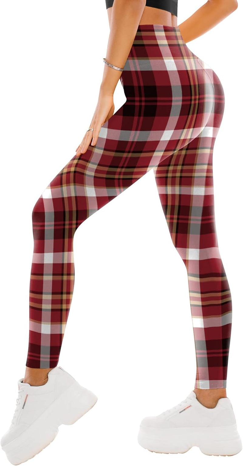 High Waisted Leggings for Women - Full Length Capri Buttery Soft Yoga Pants for Workout Athletic