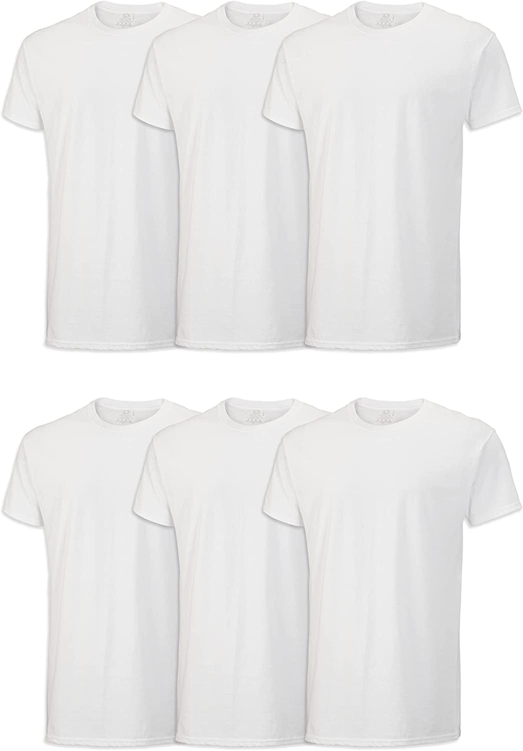 Men'S Undershirts, Moisture Wicking & Tag Free, Short Sleeve Crew T-Shirts