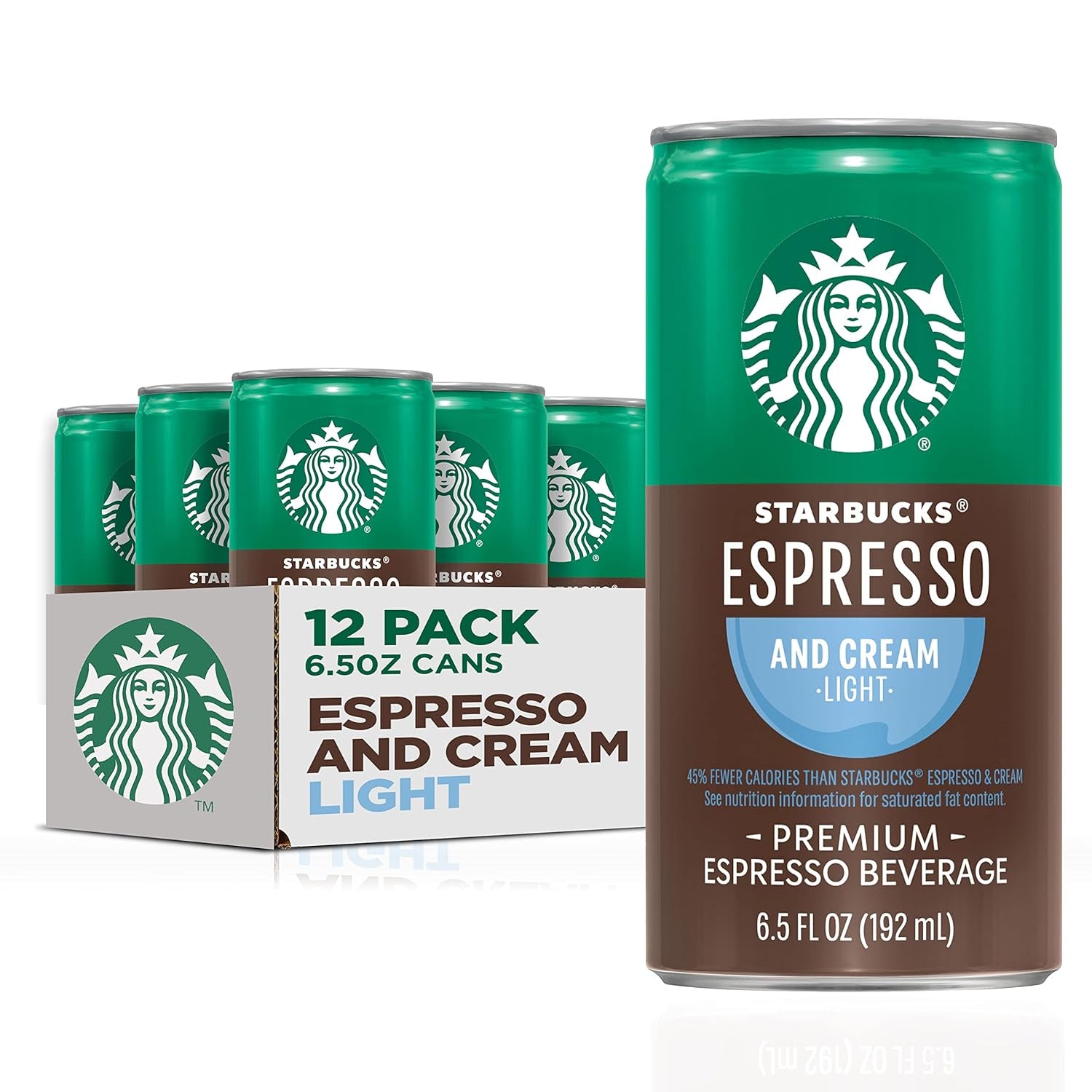 - RTD Coffee Espresso and Cream, 6.5Oz Cans (12 Pack) (Packaging May Vary)