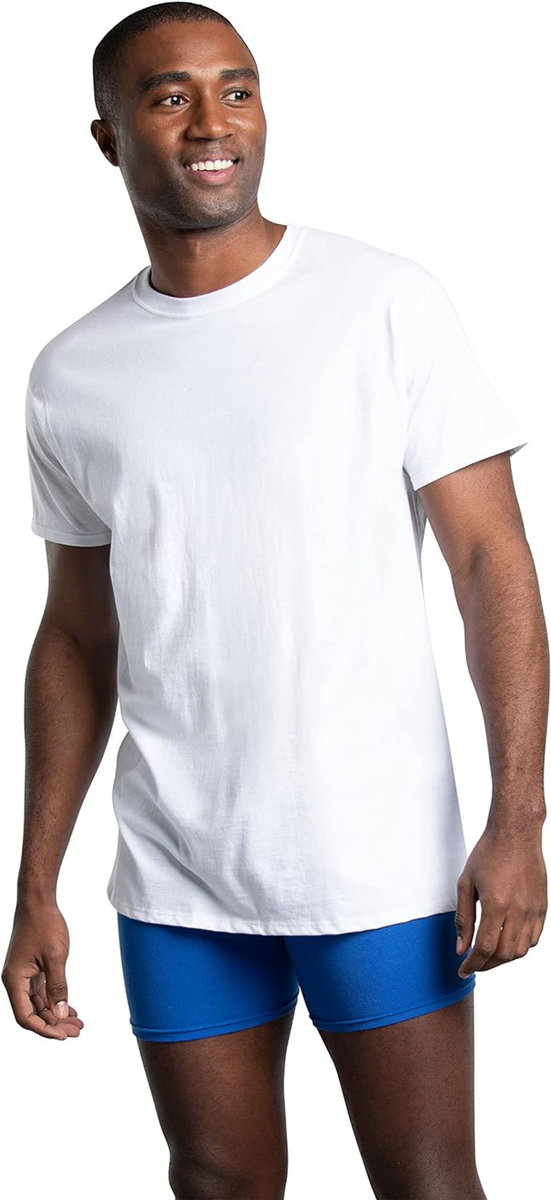 Men'S Undershirts, Moisture Wicking & Tag Free, Short Sleeve Crew T-Shirts