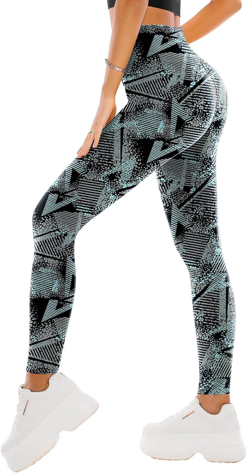 High Waisted Leggings for Women - Full Length Capri Buttery Soft Yoga Pants for Workout Athletic